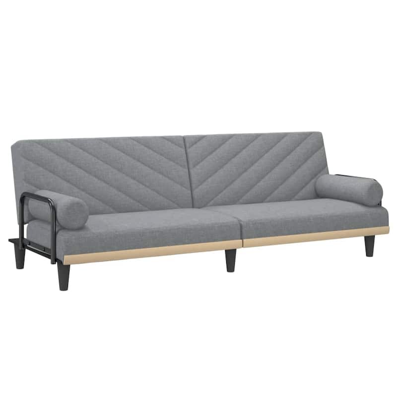 vidaXL Sleeper Sofa with Armrests Sofa Couch Recliner Chair Loveseat Fabric - 80.7" x 35" x 27.6"