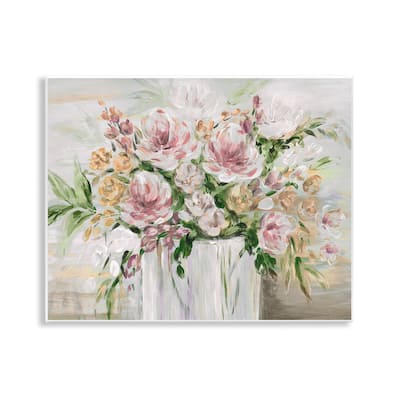 Stupell Country Style Floral Assortment Wall Plaque Art Design By Kristen Brockmon