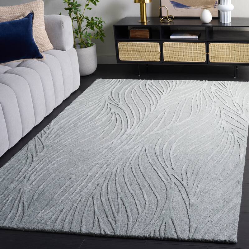 SAFAVIEH Handmade Glamour Fortunata Contemporary Wool Rug