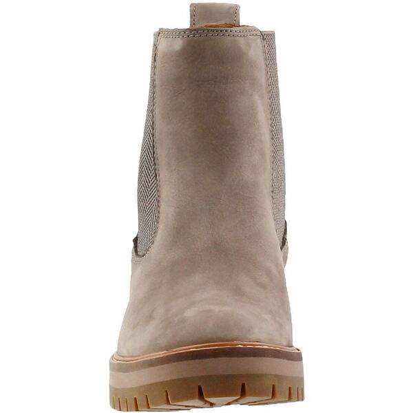 Shop Timberland Womens Courmayeur Valley Leather Almond Toe Ankle Chelsea Boots Overstock 29214893