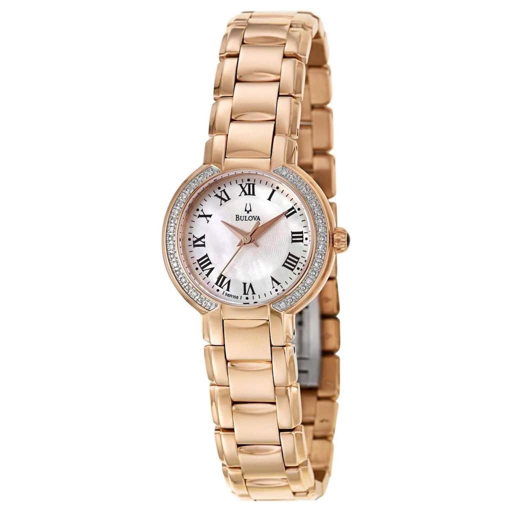 Bulova Women's Classic White Dial Watch - 98R156 - One Size