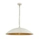preview thumbnail 20 of 34, 1-Light Black Gold Oversized Metal Dome Pendant Light - 27in