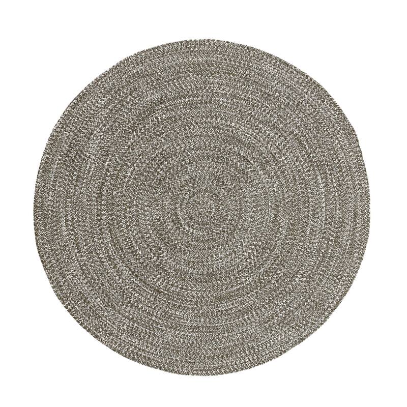 Superior Modern Rustic Bohemian Reversible Multi-Tone Braided Indoor Outdoor Area Rug