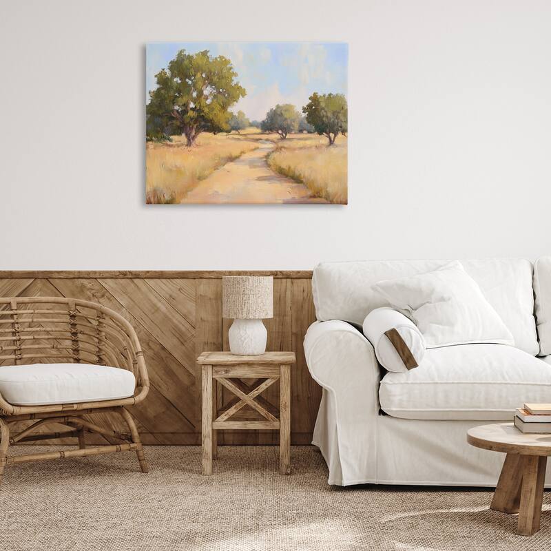 Stupell Getting Lost Natural Field Canvas Wall Art Design By Petal Prints Design