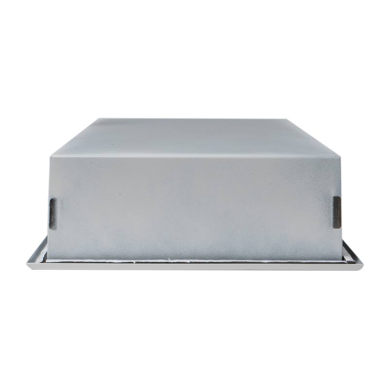 ALFI brand 24 x 12 White Matte Stainless Steel Horizontal Single Shelf Bath Shower Niche
