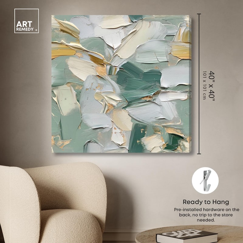 Fractured Forest Layered Canvas by Art Remedy, Gallery Wrapped