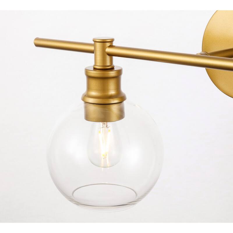 Collins 1-Light Glass Left Wall Sconce - 14.7/9.8 - 14.7/9.8