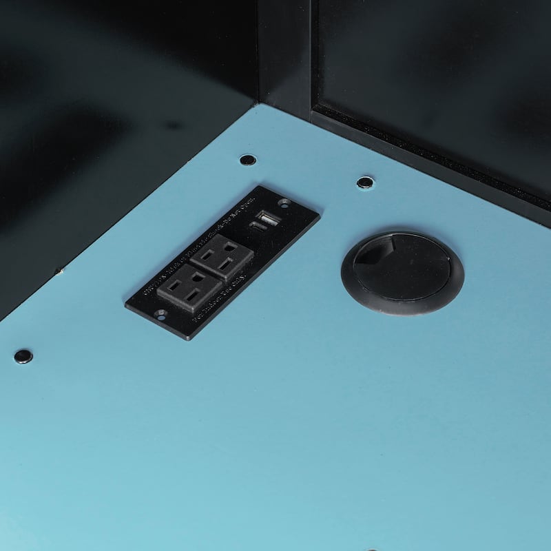 Full Size Gaming Loft Bed Esports-Inspired Bed with Desk Shelves and Charging Station for Gaming Bedroom Setup, Esports Hotels