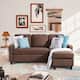 Futzca Modern L-shaped Convertible Sectional Sofa w/ Reversible Chaise