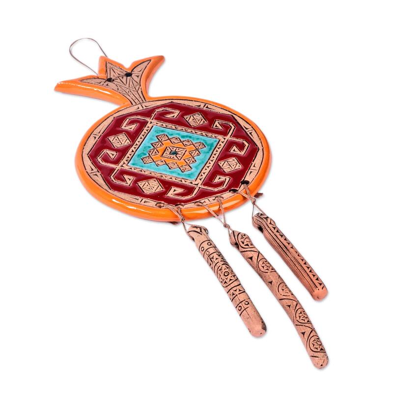 Novica Handmade Artsakh Amulet Ceramic Wall Decor