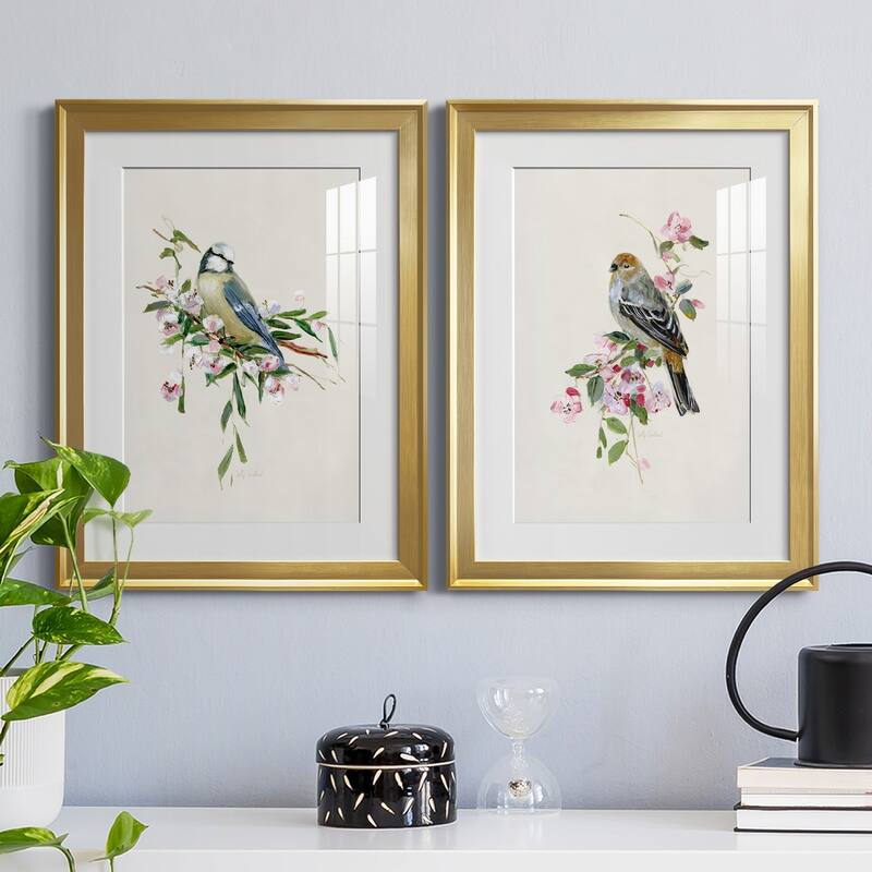 Spring Song Blue Bird Premium Framed Print - Ready to Hang