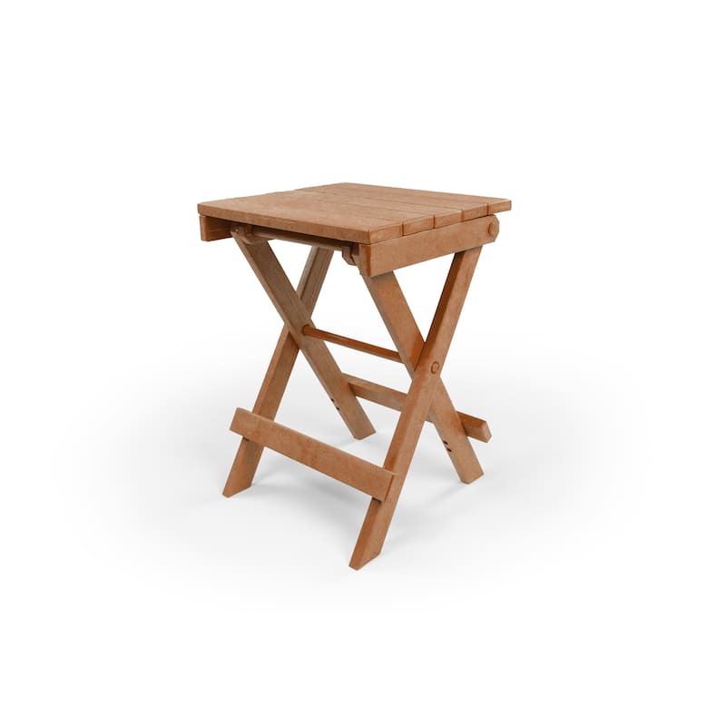 San Juan Fully Assembled All-Weather Recycled HDPE Outdoor Folding Bistro table
