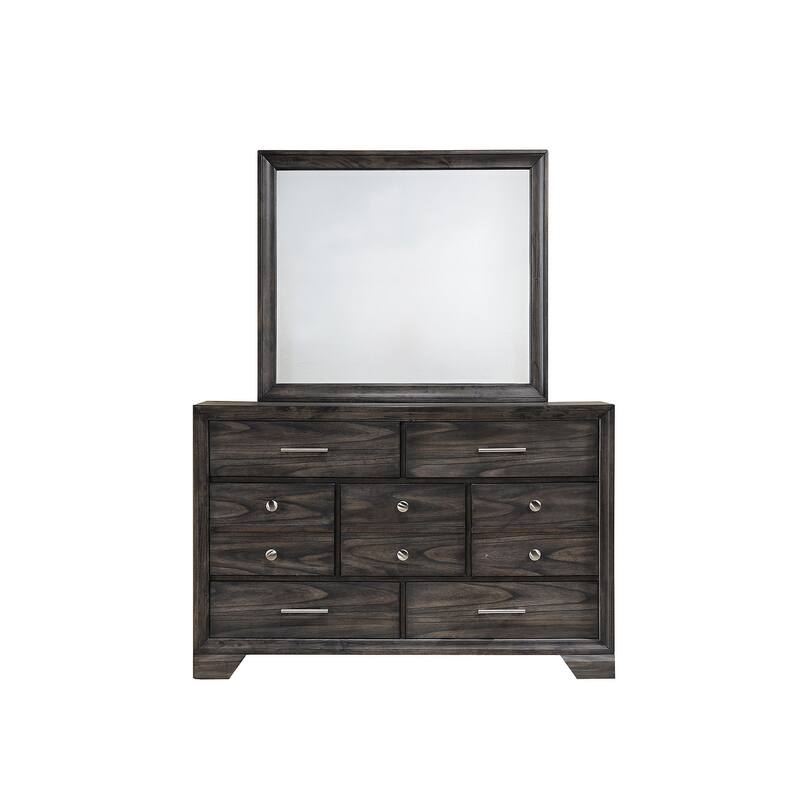 Ayla Gray Fabric Storage Platform Bed