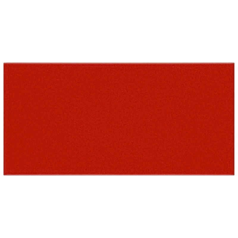 Merola Tile Projectos Bold Red 3-7/8" x 7-3/4" Ceramic Floor and Wall Tile