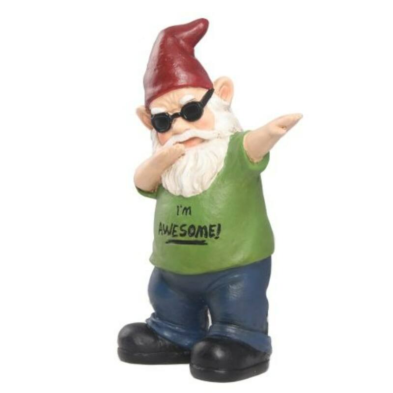 I'm Awesome Outdoor Gnome Garden Statue - 11"