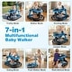 preview thumbnail 19 of 46, Babyjoy 6-in-1 Baby Walker with Canopy, Music, Lights, Speed/Height - See Details