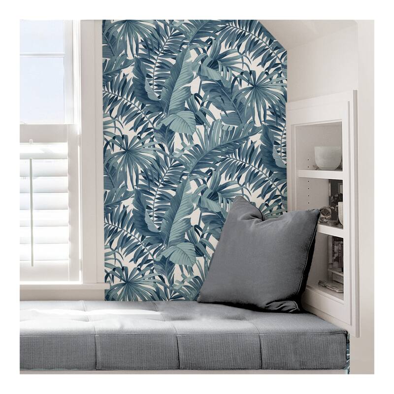 NuWallpaper Blue Maui Peel & Stick Wallpaper - 216in x 20.5in x 0.025in
