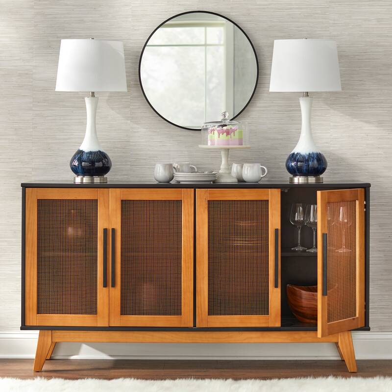 Lifestorey Loma Modern Farmhouse Buffet/Sideboard
