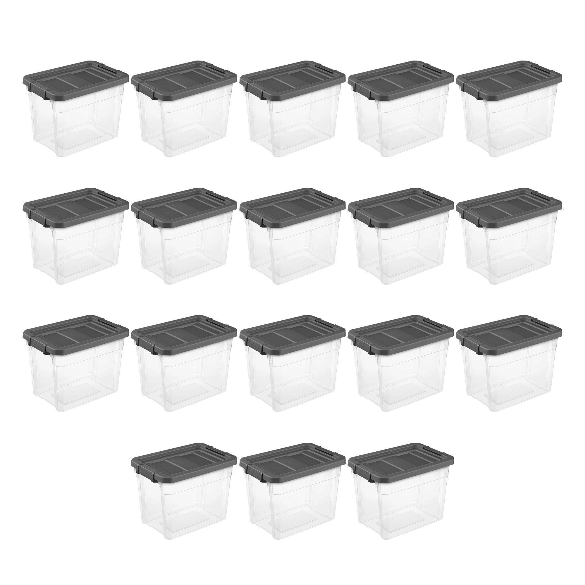 Sterilite ultra latch 30 qt grey lid discount