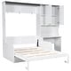 preview thumbnail 7 of 6, Murphy Bed Wall Unit with Sofa, Storage Cabinet & Desk by Harper&Bright Designs