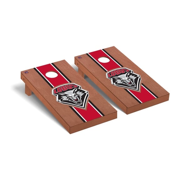 slide 2 of 5, New Mexico Lobos 2x4 Pro Cornhole Boards - V1 Include Carrying Case