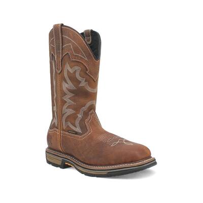 Dan Post Western Boots Mens Wasatch Leather Steel Toe Brown DP59463