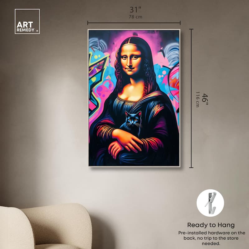 Lisa's Little Secret II Canvas by Art Remedy