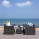 preview thumbnail 19 of 52, SAFAVIEH Outdoor Patio Furniture Machie 4-Piece Conversation Set