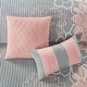 preview thumbnail 16 of 17, Madison Park Brianna 6 Piece Printed Cotton Quilt Set with Throw Pillows