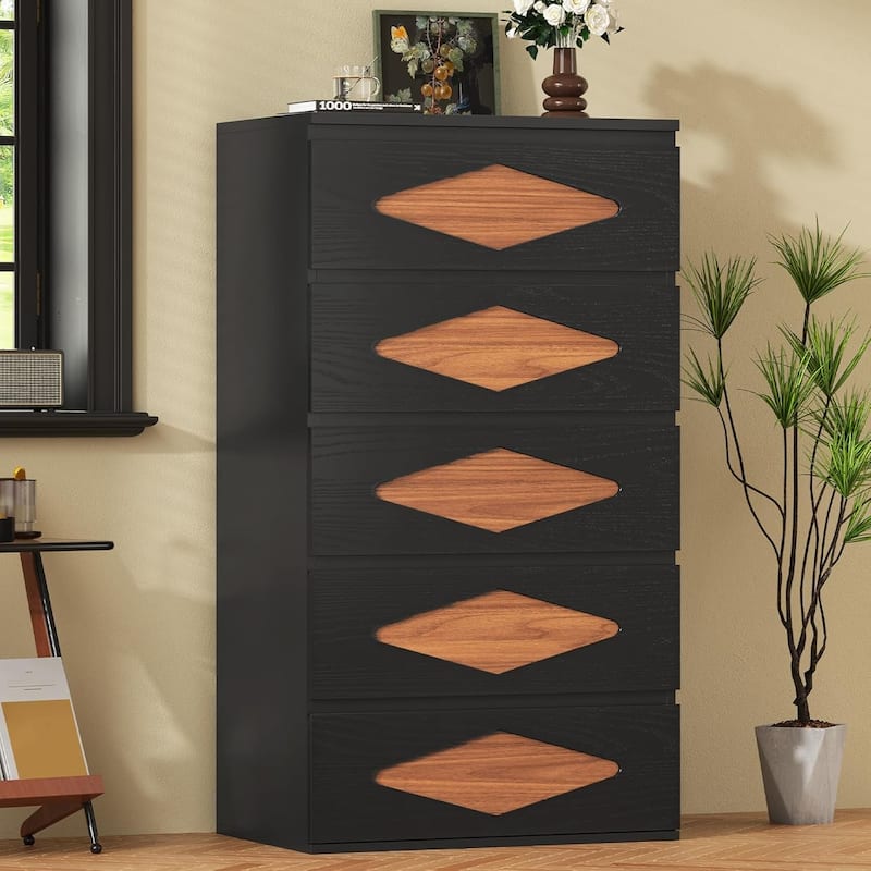 Dresser for Bedroom Chest of Deep Drawers Storage Dressers Organizer
