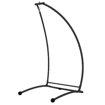 Heavy Duty Steel Hammock Chair Stand for Indoor and Outdoor Use with Powder Coated Finish - 39.25" L x 39.25" W x 59" H