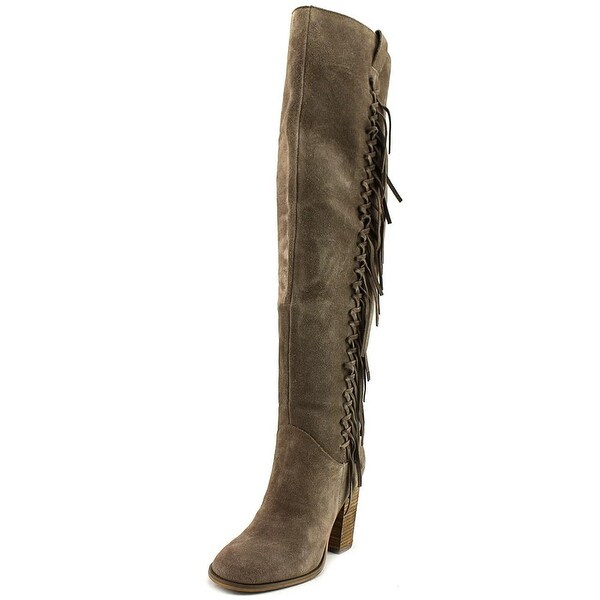 Carlos by Carlos Santana Garrett Women Synthetic Gray Over the Knee Boot