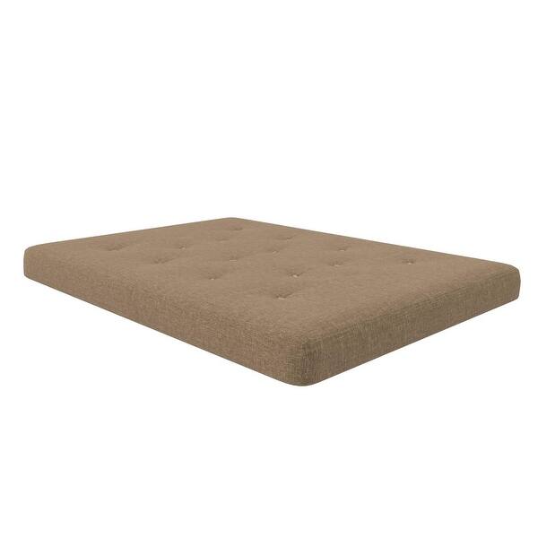 DHP Trule 8Inch Pocket Spring Coil Futon Mattress, Polyester Linen
