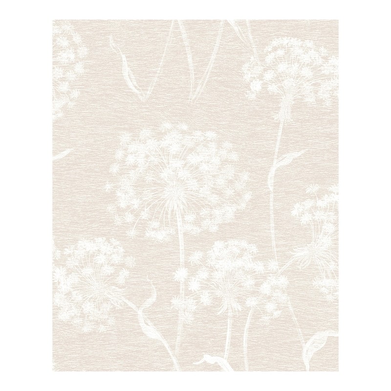 Advantage Carolyn Cream Dandelion Wallpaper - 20.5 x 396 x 0.025