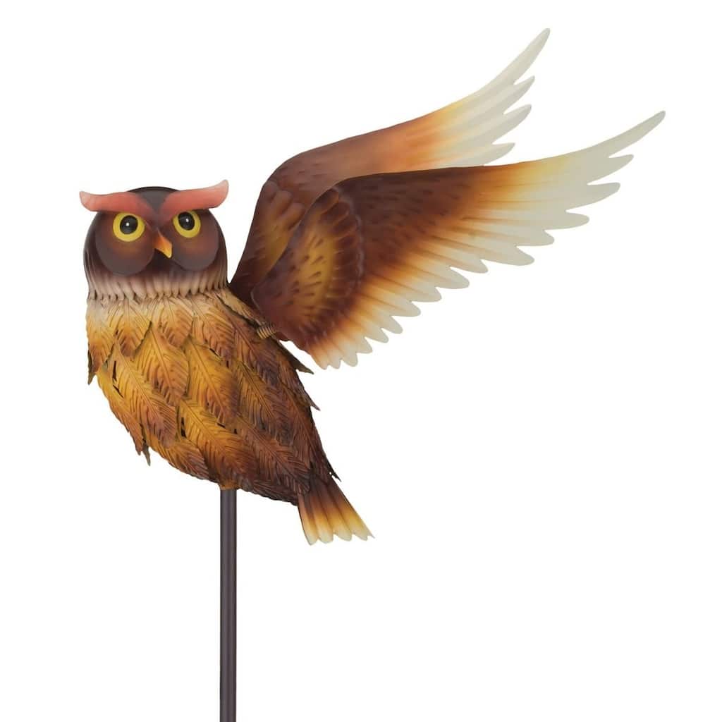 Bird Jiggly Stake - Owl