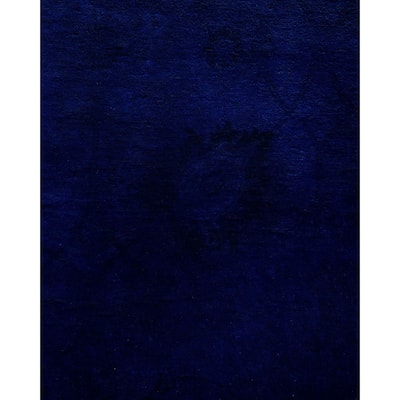 Fine Vibrance, One-of-a-Kind Hand-Knotted Area Rug - Purple, 7' 10" x 10' 3" - 7' 10" x 10' 3"