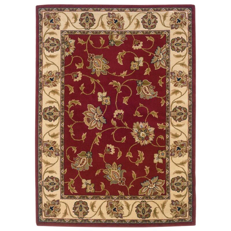 Style Haven Cadence Traditional Elegance Floral Area Rug