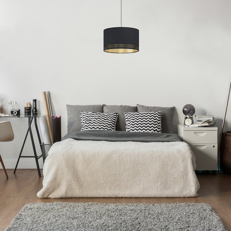 Esteperra 1-Light 15" Pendant - Black