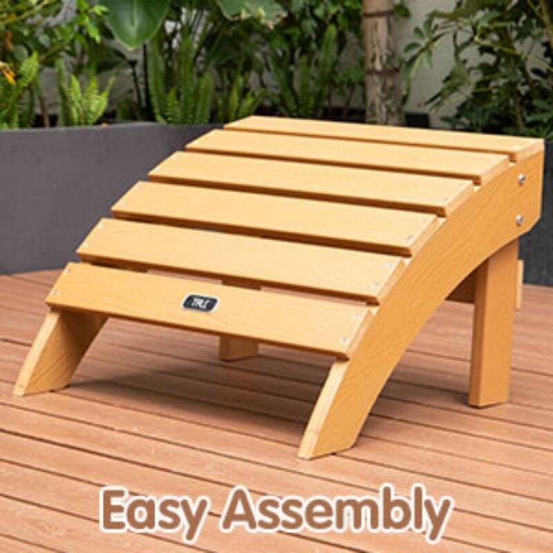 Adirondack All-Weather Ottoman Footstool