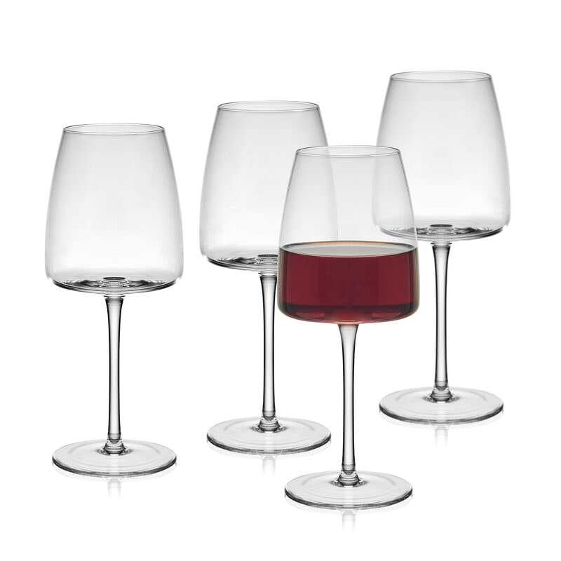 Mikasa Cheers Set Of 4 Red Wine Glasses