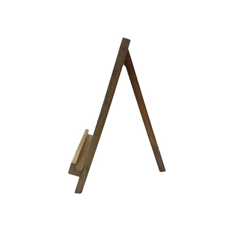 Large Vintage Style Wooden Easel - 16" - Brown
