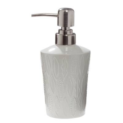 Spirella Susan White Stoneware Soap Dispenser