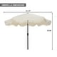 preview thumbnail 27 of 49, Clihome 9 Ft. Bohemian Fringed Patio Market Umbrella