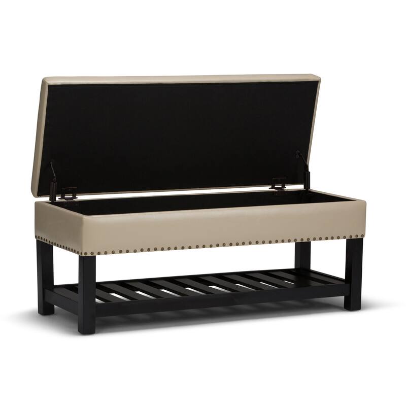 Modern Storage Ottoman Bench for Living Room