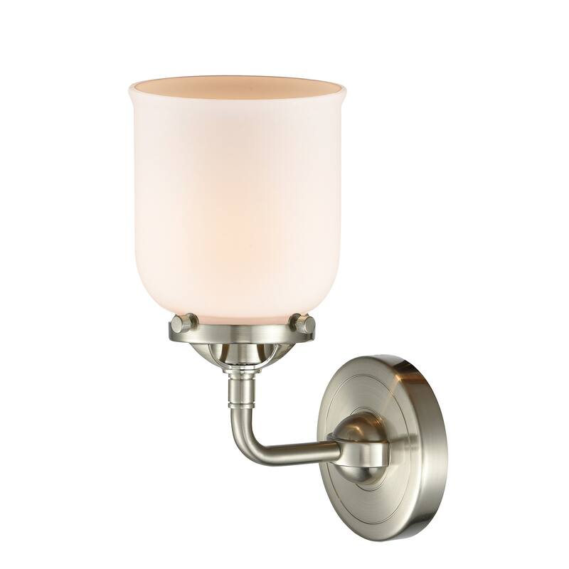 Innovations Lighting Small Bell Single Light 9" Tall Bathroom Sconce
