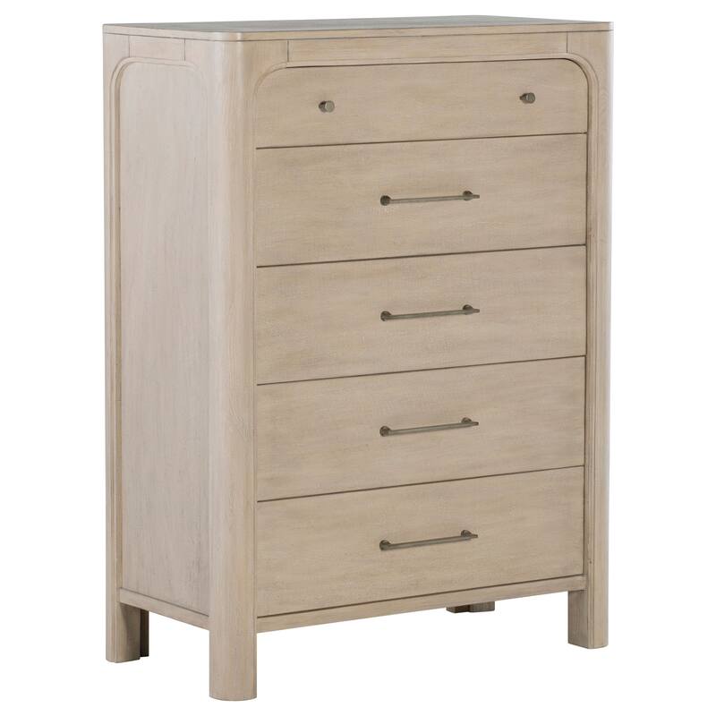 Solano 5-drawer Bedroom Chest of Drawers Weathered Mango - Weathered Mango