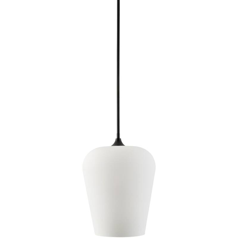 Livabliss Yueva Modern Pendant - 12"L x 12"W x 15"H - Black