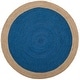 preview thumbnail 27 of 66, SAFAVIEH Handmade Natural Fiber Charlyne Bordered Round Jute Rug