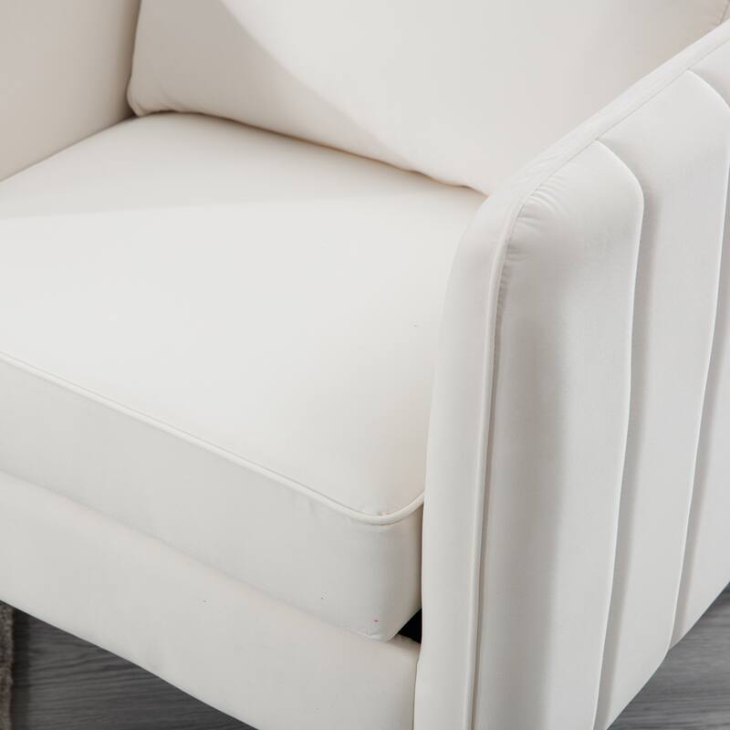 Accent Chair Single Sofa Chair with 1 Pillow