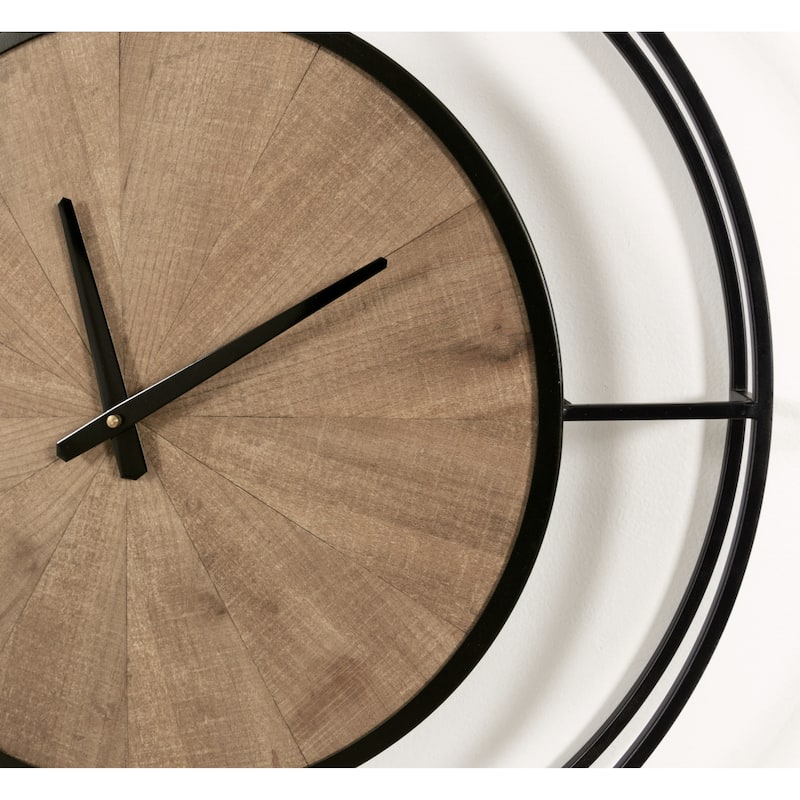Kate and Laurel Newfield Wall Clock - 22" Diameter